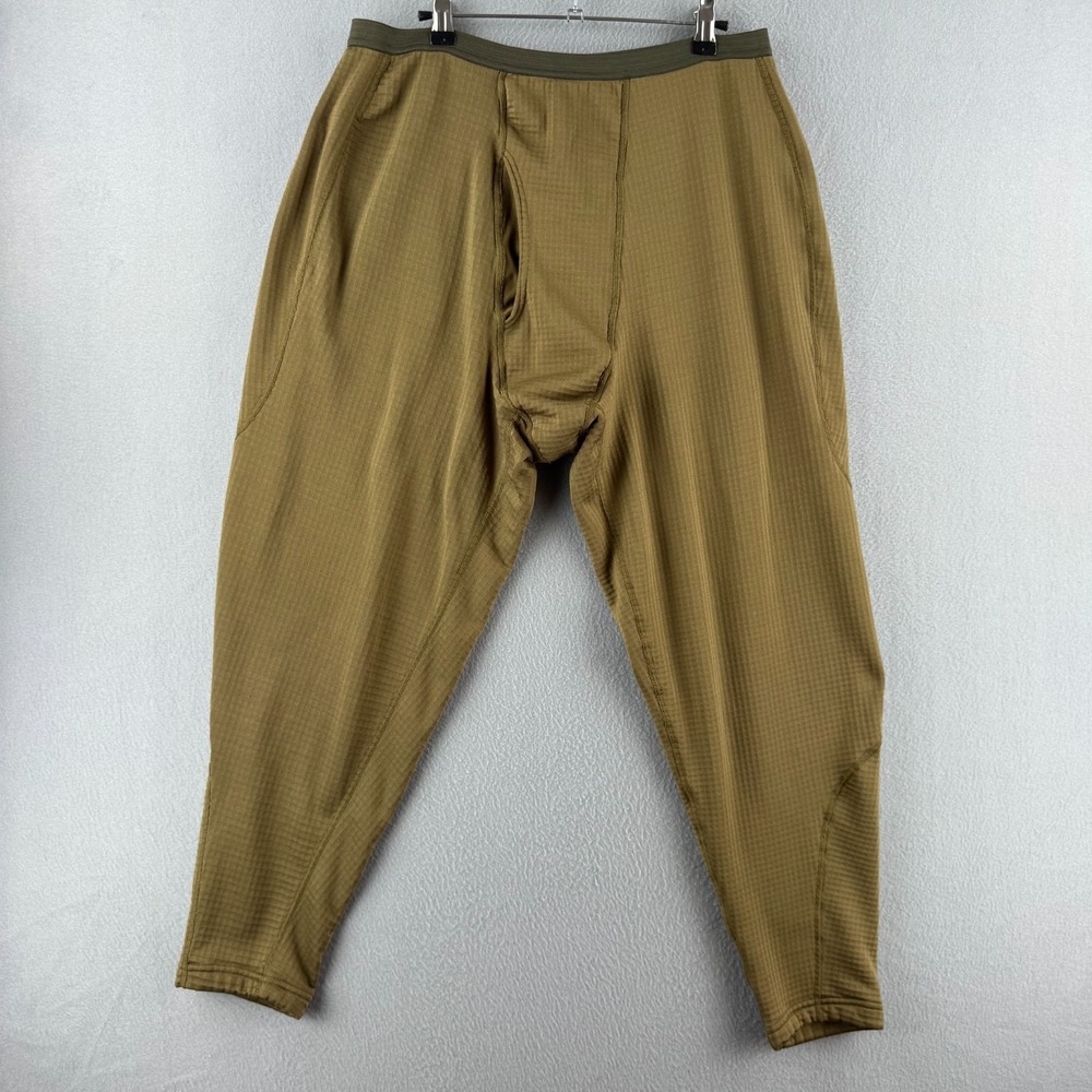 ORC Industries L2 Pants Mens‎ XL Coyote Brown Waffle Grid Fleece PCU Military